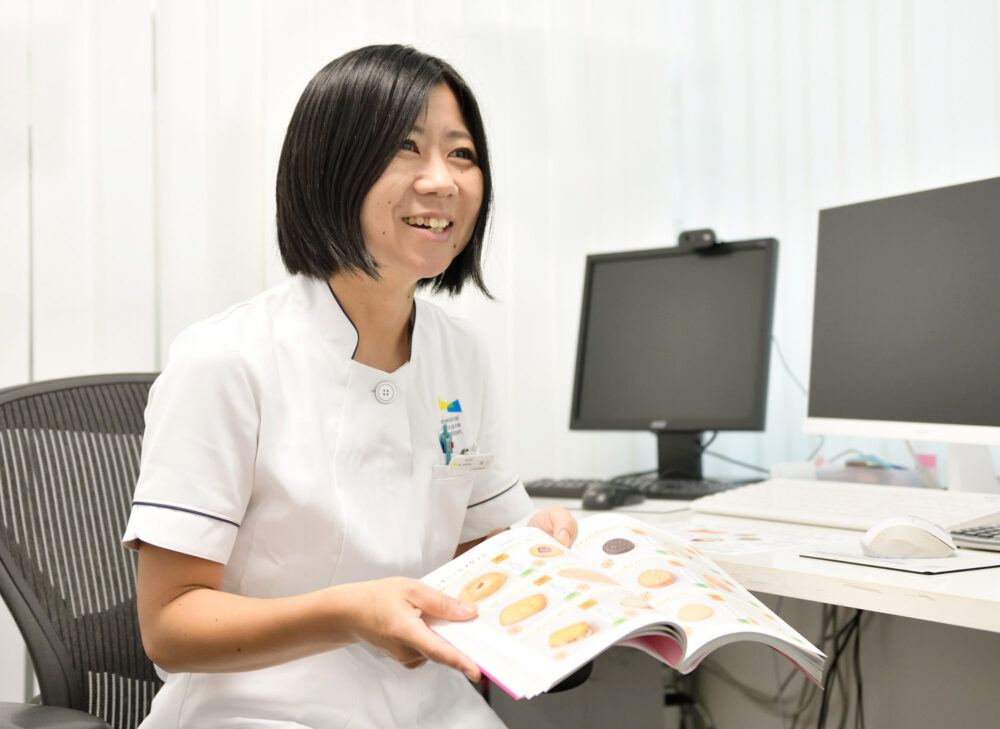 管理栄養士による個別の栄養相談を行なっています